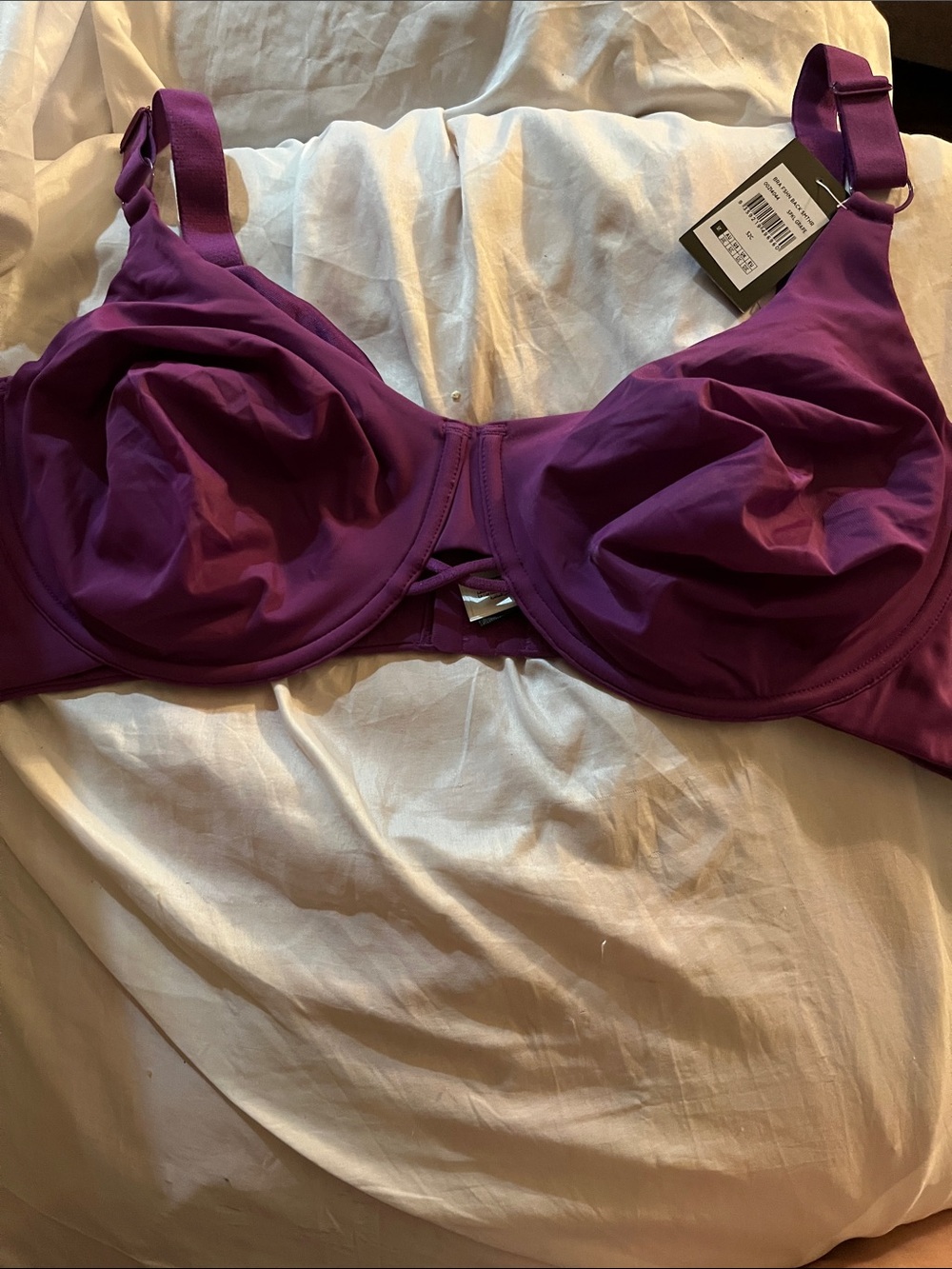 Avenue Deep Purple Full-Coverage Underwire Bra